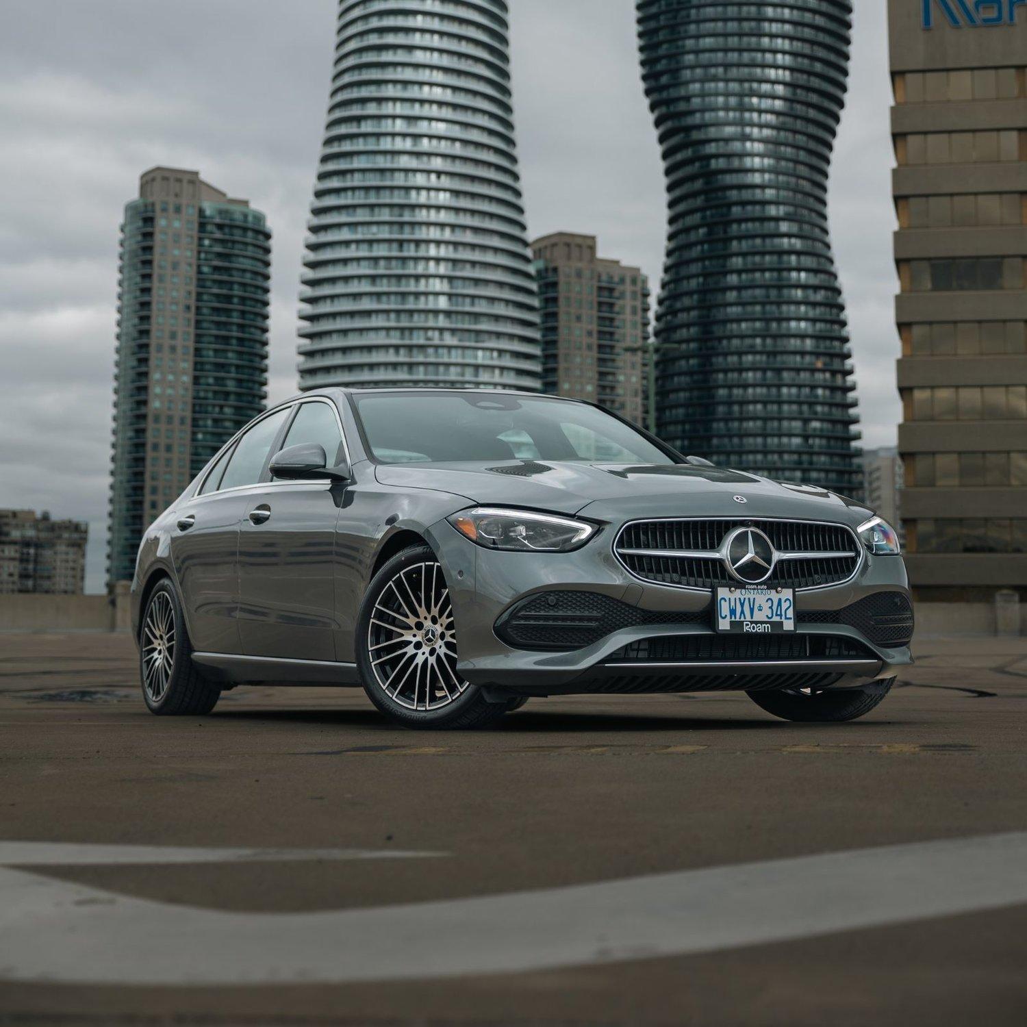 Mercedes-Benz in parking lot